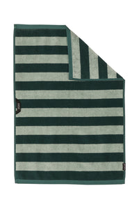 Ratia Green Stripe Towels