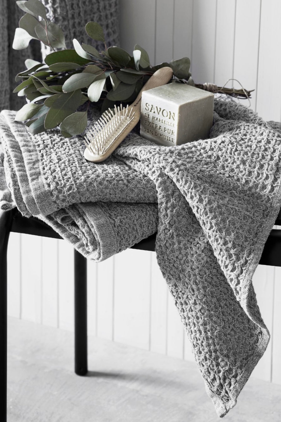 Luhta Linen Grey Towels