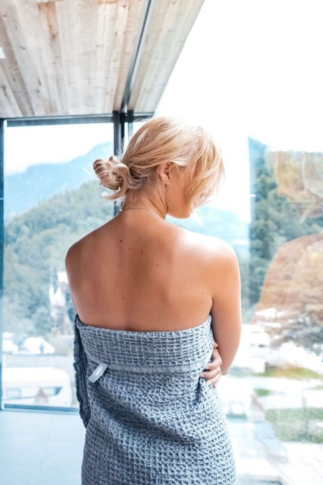 Luhta Linen Grey Towels