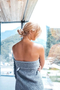 Luhta Linen Grey Towels