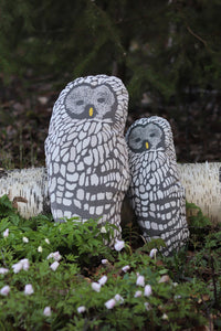 Design Palet Owl Pillow Natural