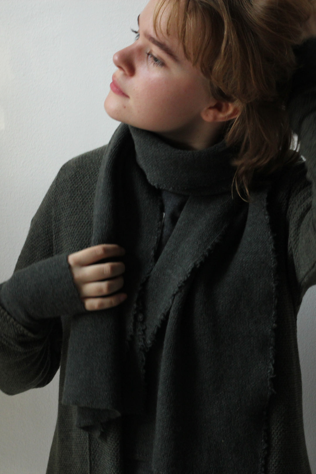 Knitworks Knitted Moss Wrist Warmers