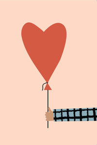 Spira of Sweden Heart Congratulations Card