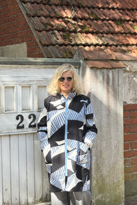 Upcycled A-line Jacket size M/L