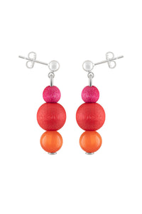 Aarikka Irene Red Earrings