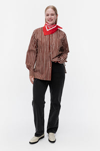 Marimekko Jokapoika Brown/Off White Shirt