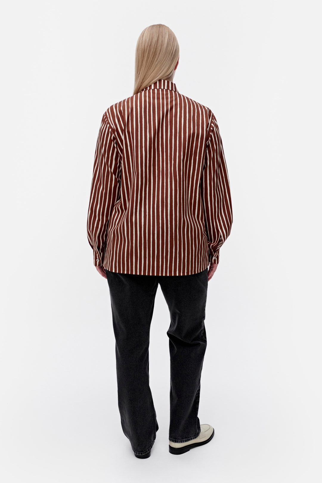 Marimekko Jokapoika Brown/Off White Shirt – Nordic Labels