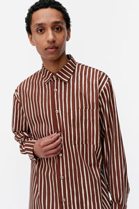 Marimekko Jokapoika Brown/Off White Shirt
