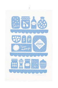 Kauniste Finland Keittiössä Blue Tea Towel