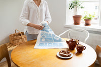 Kauniste Finland Keittiössä Blue Tea Towel