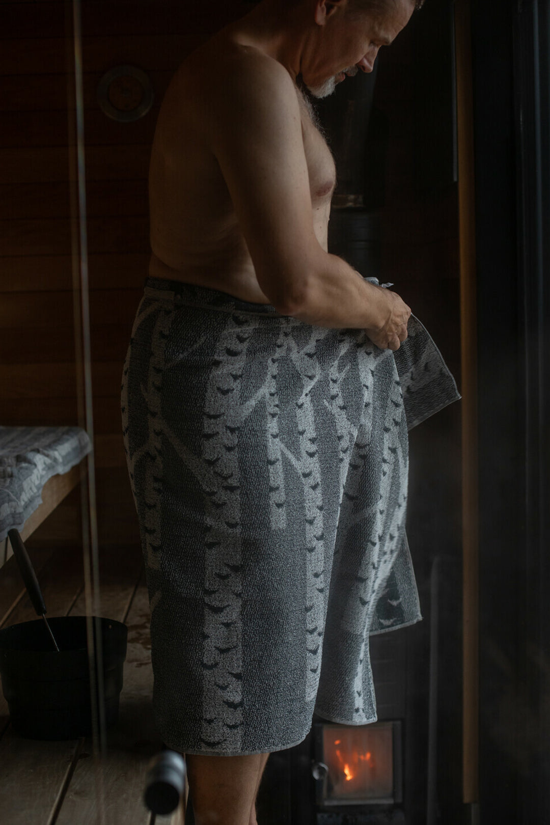 Lapuan Kankurit  Koivu Linen Terry Bath Towel