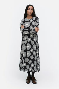 Marimekko Lehtokielo Tumma Jersey Dress