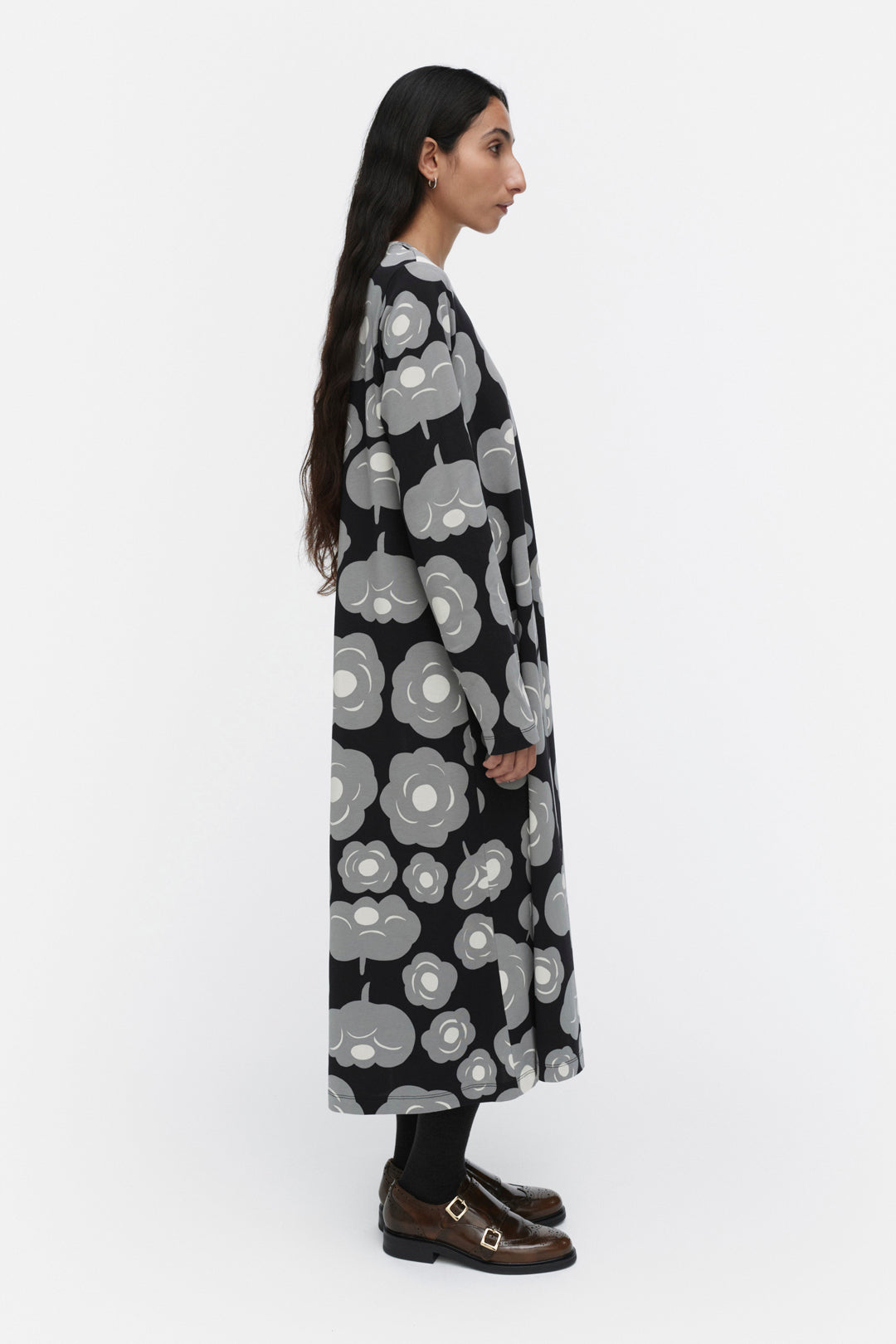 Marimekko Lehtokielo Tumma Jersey Dress – Nordic Labels