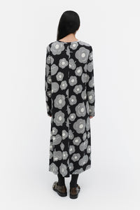 Marimekko Lehtokielo Tumma Jersey Dress