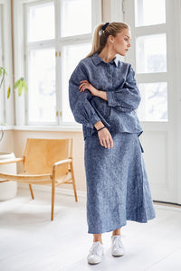Piironki Helsinki Linen Senja Skirt