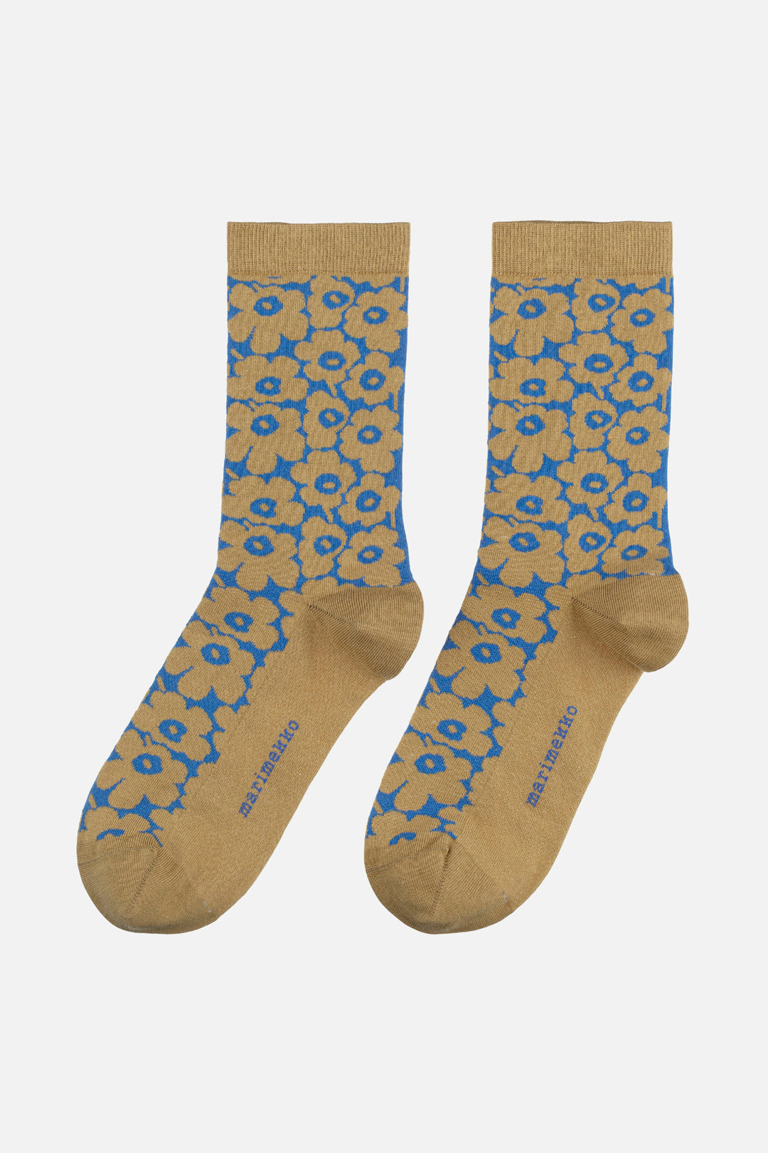 Marimekko Linjaus Pieni Unikko Beige Socks