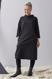 Papu Midi Black Dress