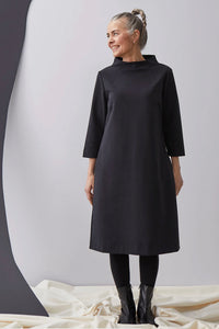 Papu Midi Black Dress