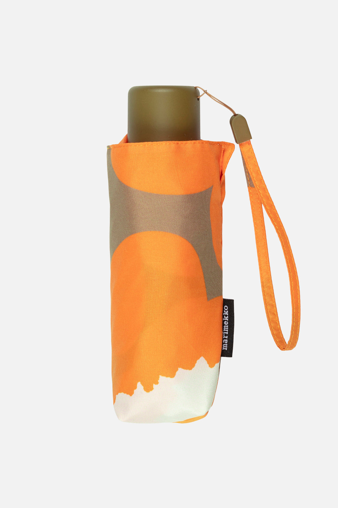 Marimekko Unikko Mini Manual Umbrella Orange