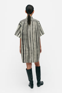 Marimekko Monoliitti Siluetti Cotton Poplin Dress