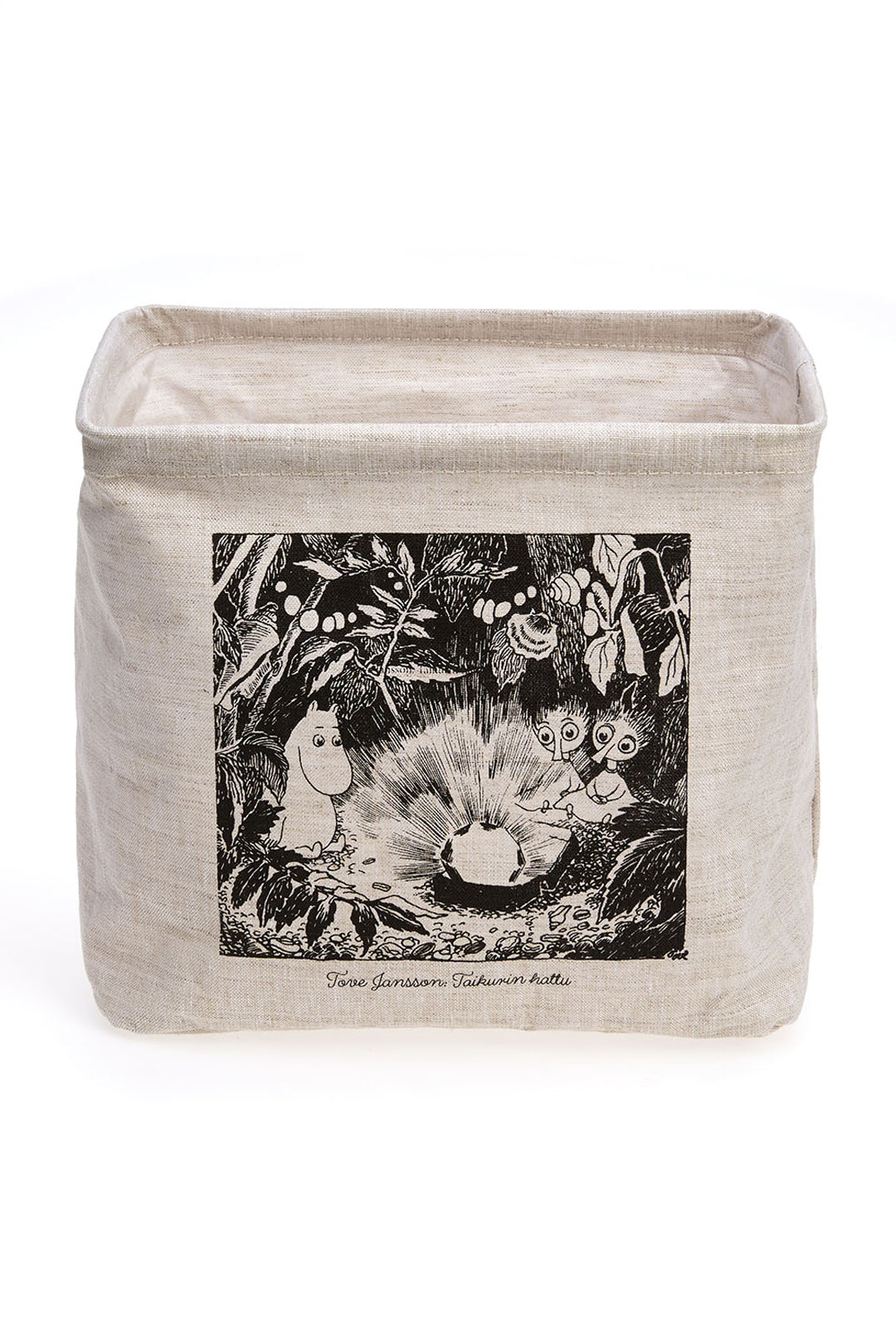 Piironki Helsinki Moomin Linen Storage Basket Kings Ruby