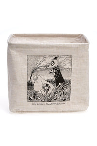 Piironki Helsinki Moomin Linen Storage Basket Midsummer