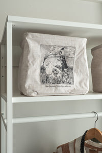 Piironki Helsinki Moomin Linen Storage Basket Midsummer