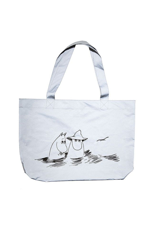 Piironki Helsinki Reflective Moomin At Sea Shopper Tote Bag