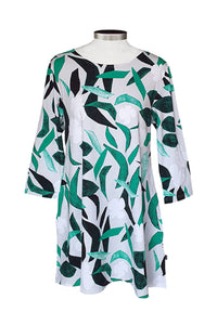 Ratia Pisara Rakastaa Ei Rakasta Green Tunic
