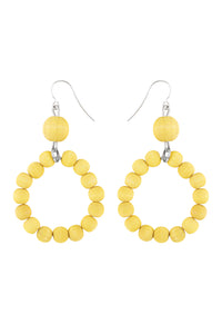 Aarikka Orvokki Citron Earrings