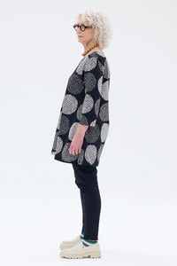 Ratia Pisara Tunic Lumipallo Black/Clay