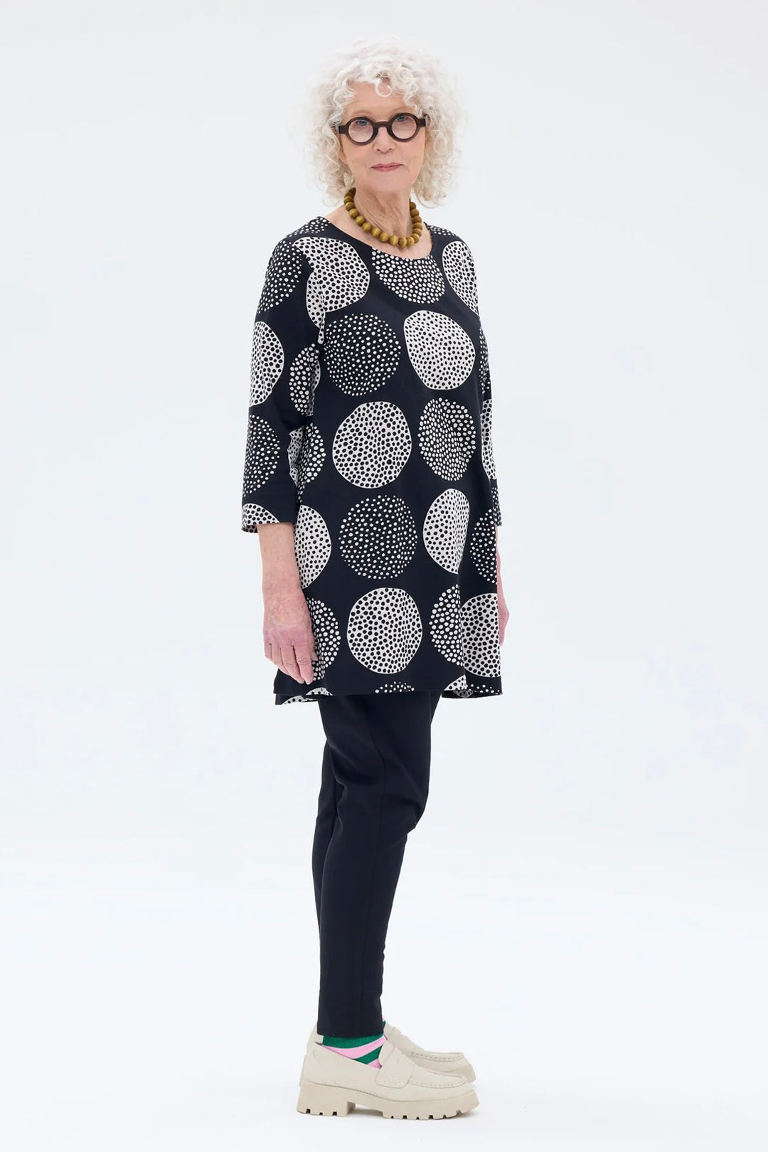 Ratia Pisara Tunic Lumipallo Black/Clay