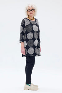 Ratia Pisara Tunic Lumipallo Black/Clay