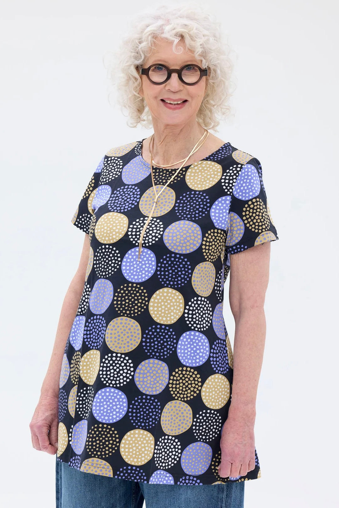 Ratia Lumipallo Black/Beige/Blue Pouta Tunic