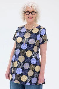 Ratia Lumipallo Black/Beige/Blue Pouta Tunic