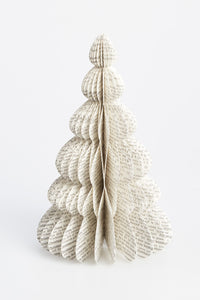 Piironki Helsinki Paper Tree White Newspaper 20cm