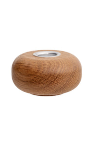 Aarikka Small Nappi Candleholder Oak