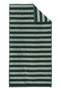 Ratia Green Stripe Towels