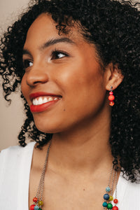Aarikka Irene Red Earrings
