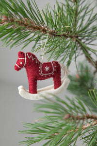 Gry & Sif Rocking Horse Ornament