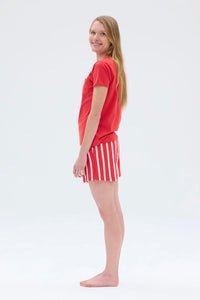 Ratia Veni Short Pajamas Red