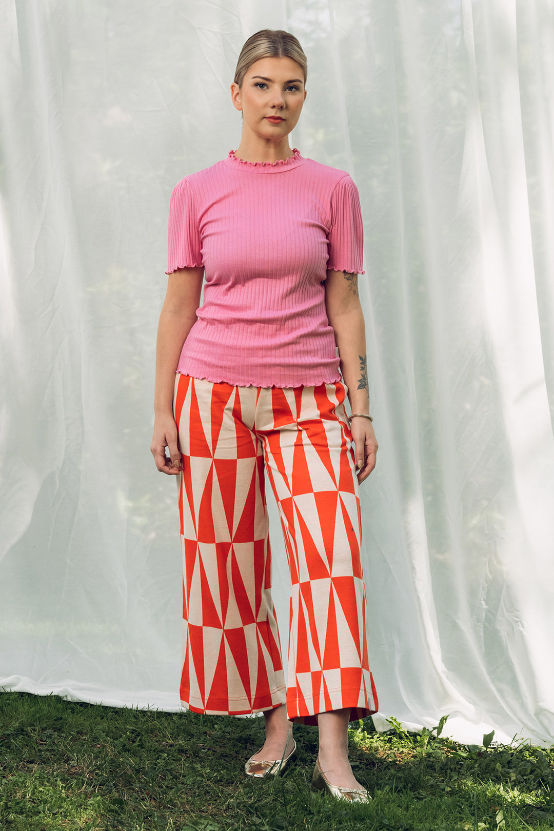 Aarre Rosa Shirt Pink Rib