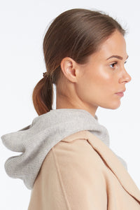 Piironki Helsinki Sanna Cashmere Wool Blend Hood Grey