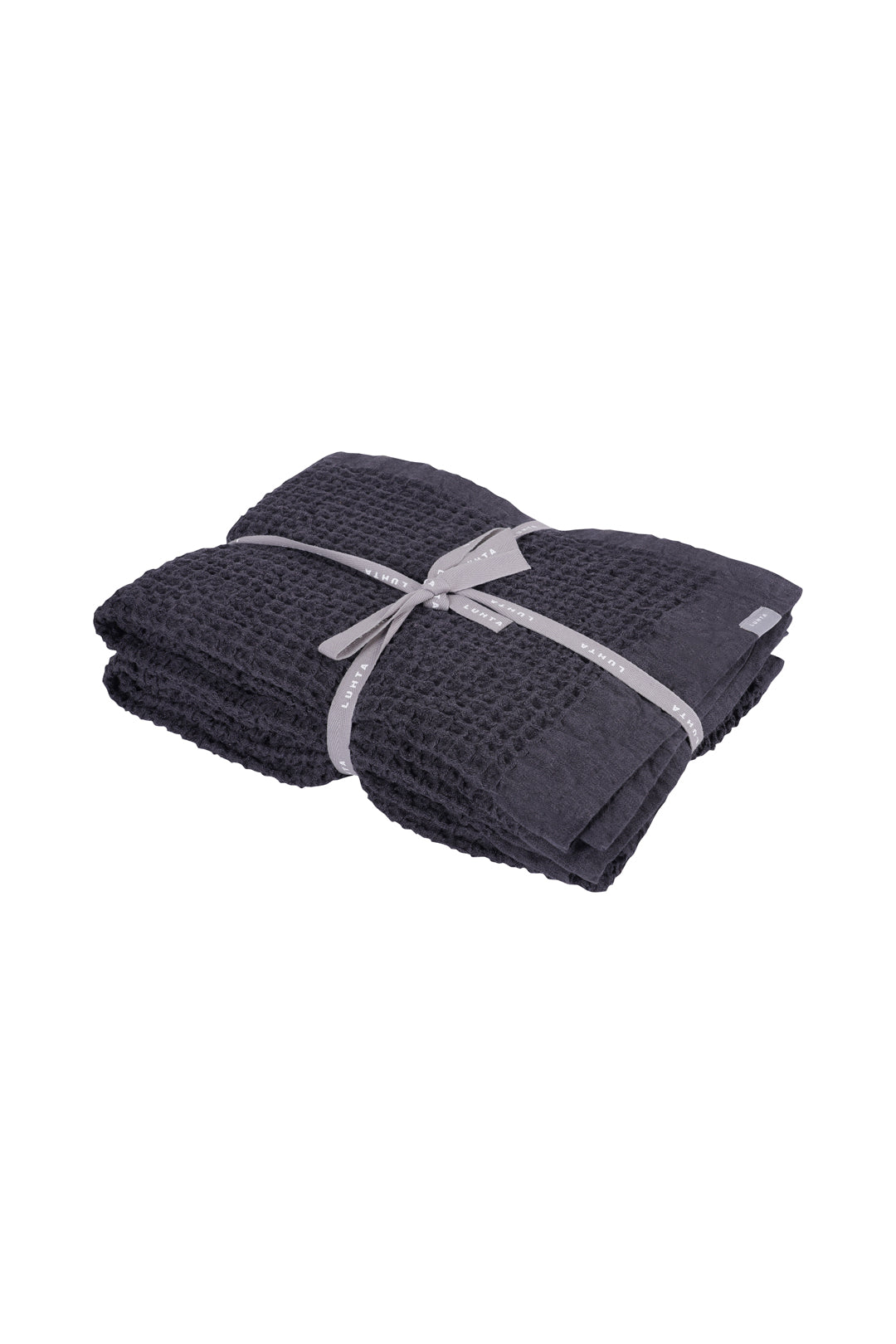 Luhta Linen Sauna Seat Cover 2 pc Black