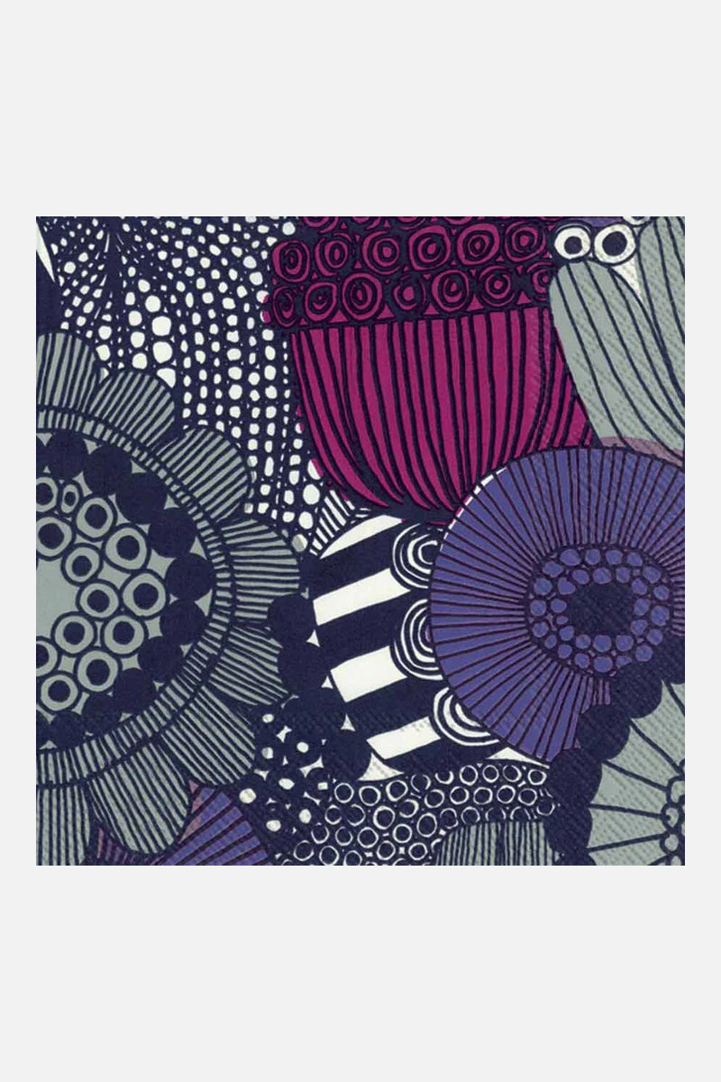 Marimekko Siirtolapuutarha Purple Lunch Napkins