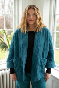 Danefæ København Danekatrin Quilted Jacket Slate