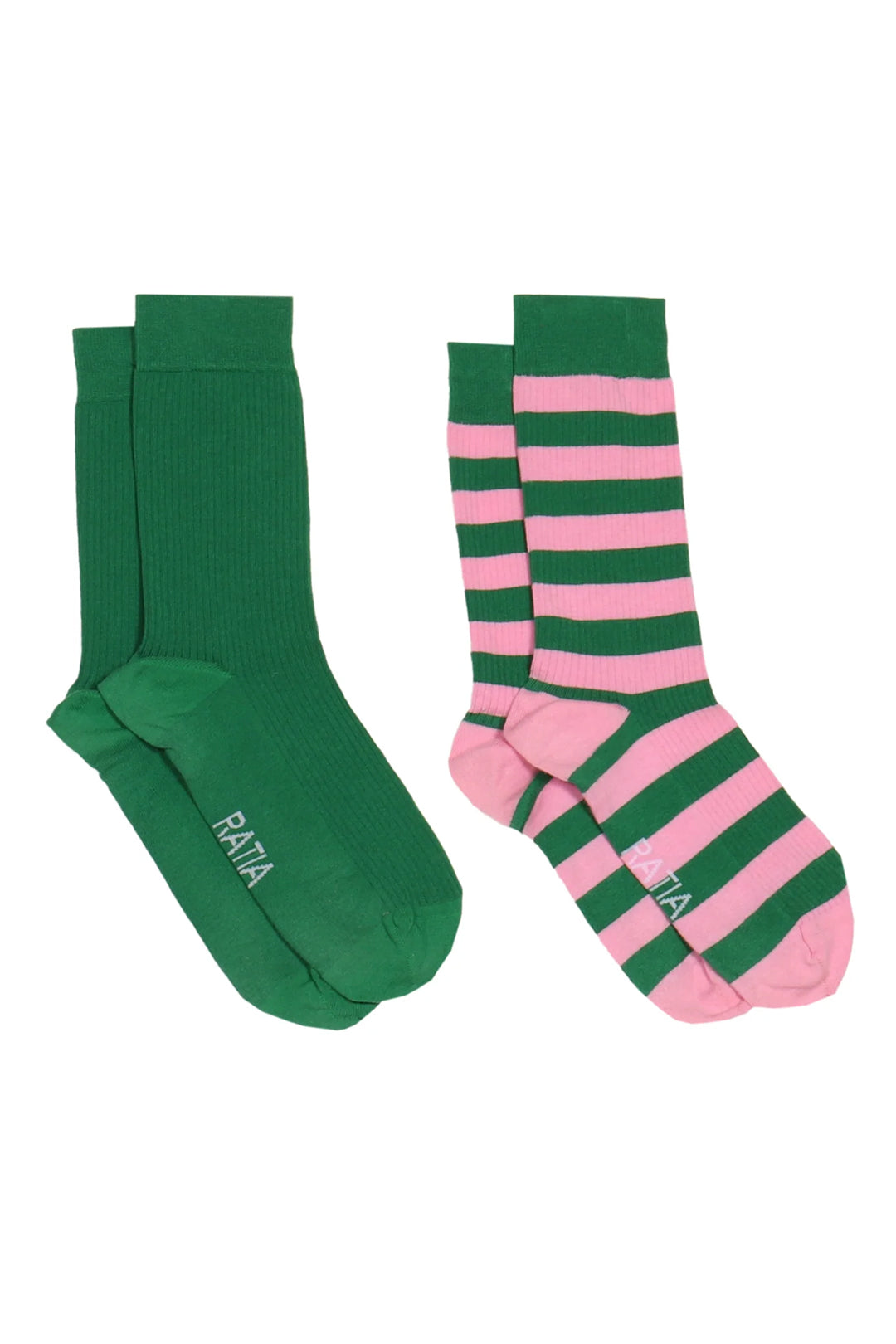 Ratia Striped Socks 2 pkg