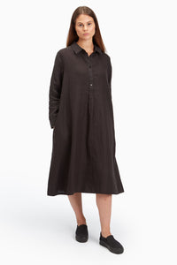 Piironki Helsinki Linen Sofia Black Dress