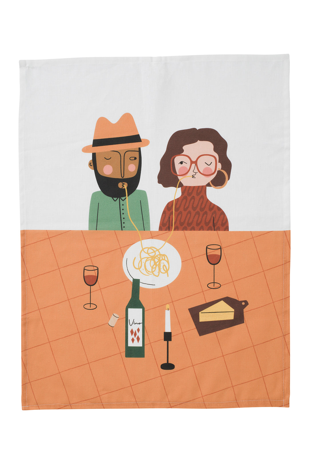 Spira of Sweden Tea Towel Spaghetti