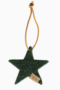 Lübech Living Star Felt Ornament Green